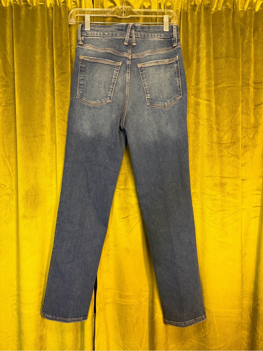 NWT Good American Always Fits Good Legs Straight Jeans Indigo 571 Size 6-12 $159 - Picture 11 of 13